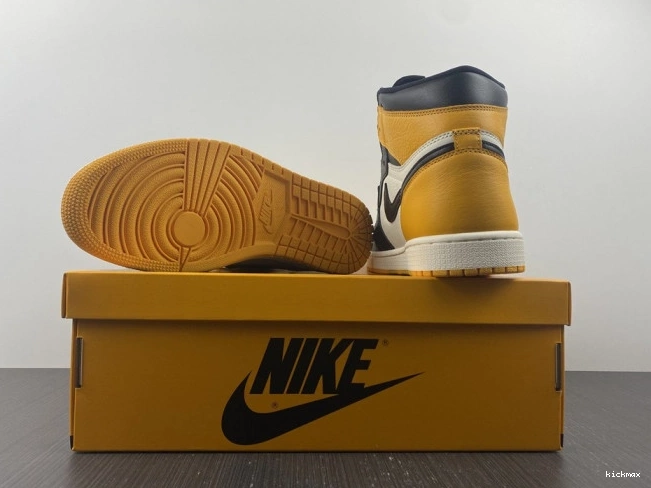 Cheap 1 OG Toe Jordan 555088-711 Yellow High Air 0801